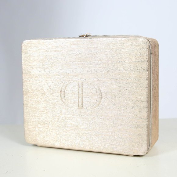 DIOR Leather Jewelry/Makeup Case - Picture 1 of 4